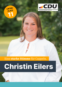 Heute stellen wir euch Christin Eilers aus Cappeln vor!